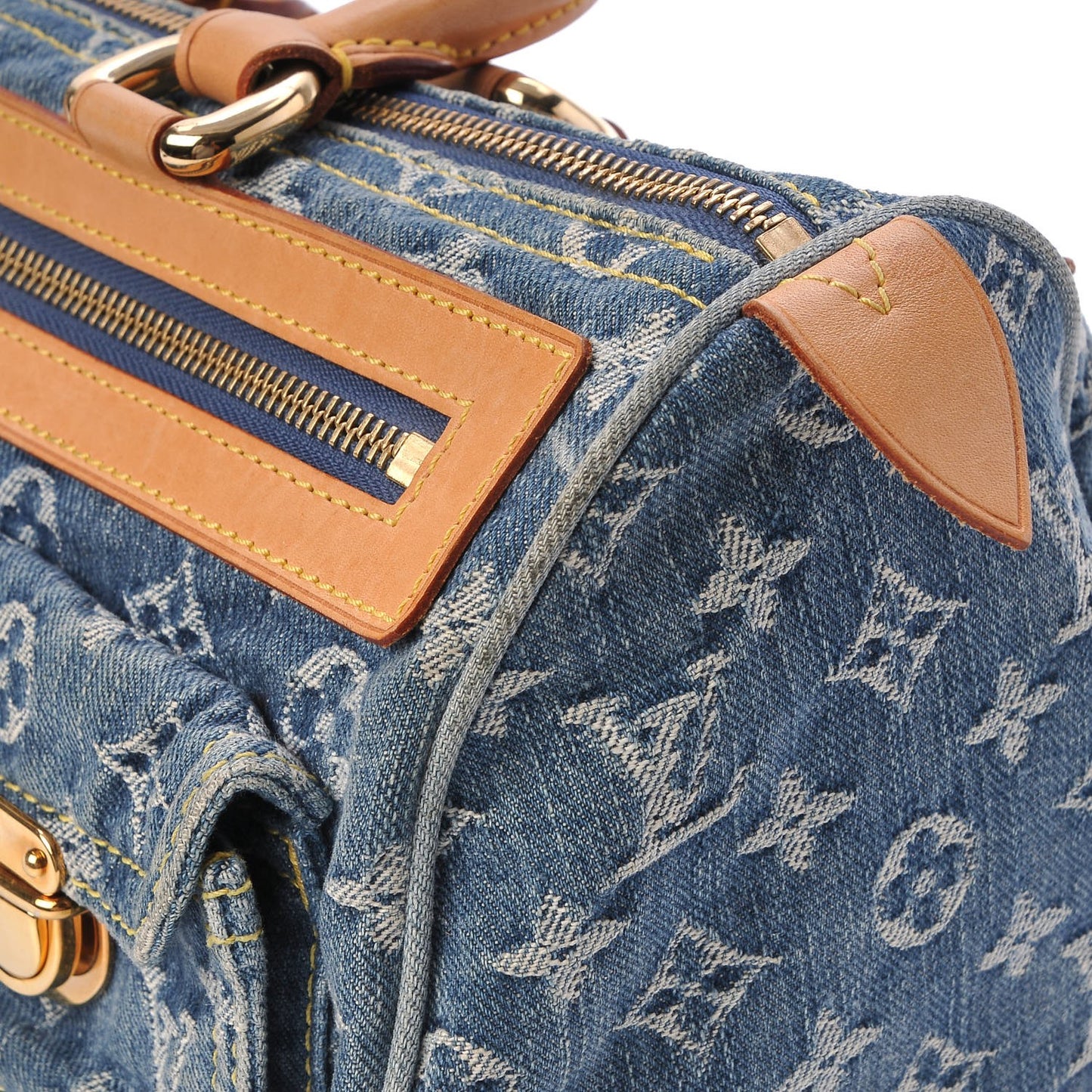 Monogram Denim Neo Speedy Blue
