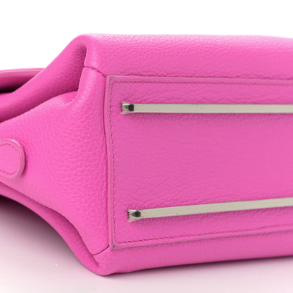 Balenciaga Grained Calfskin Le Dix Mini Soft Cartable Rose Fluo 11 of 16