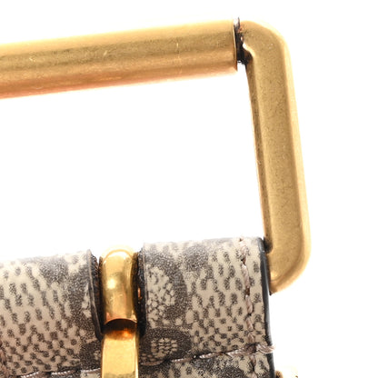 Gucci GG Supreme Monogram Calfskin Square 30mm Belt 90 36 Beige Ebony Old Sundial 5 of 5
