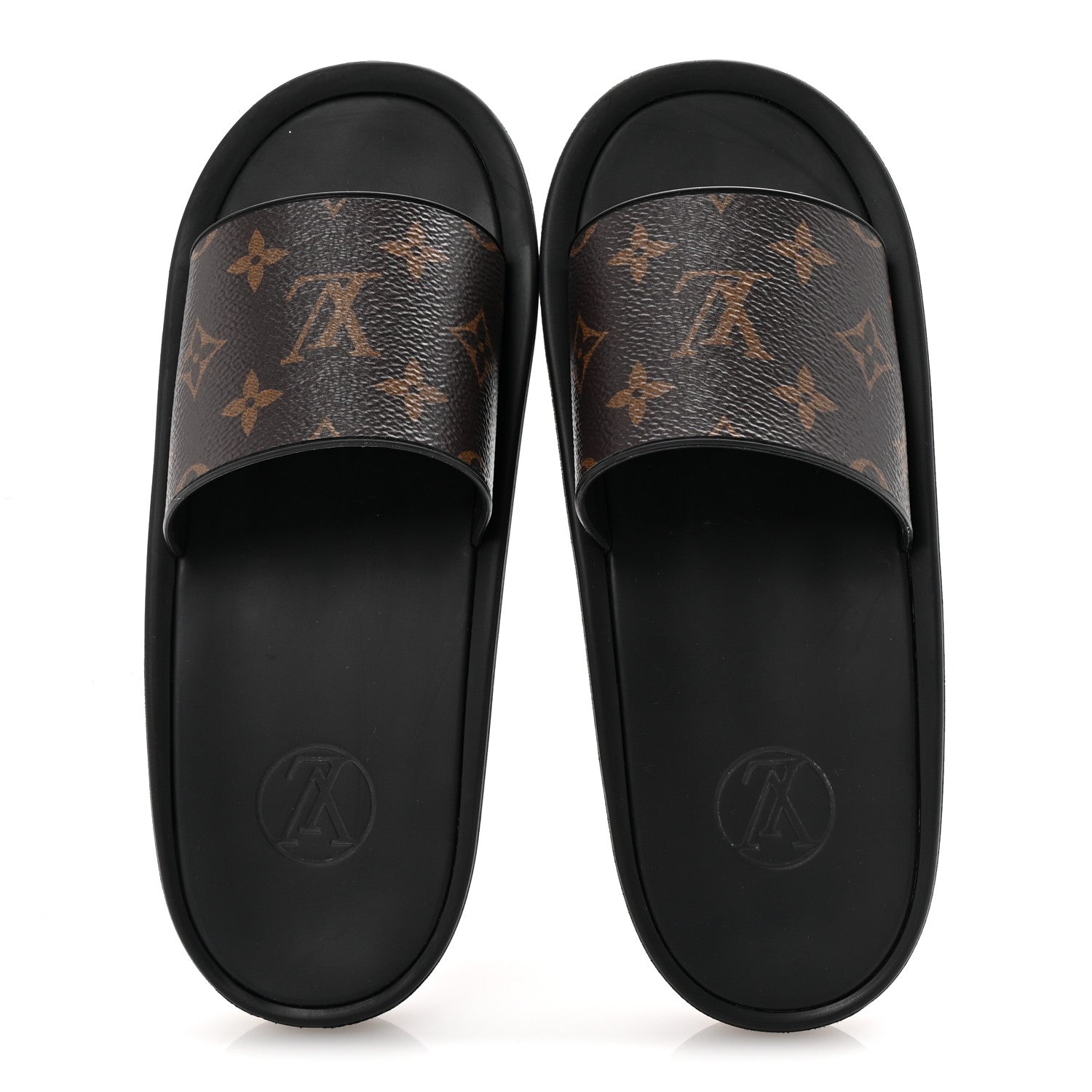 Louis Vuitton Monogram Sunbath Slide Sandals 37 2 of 9