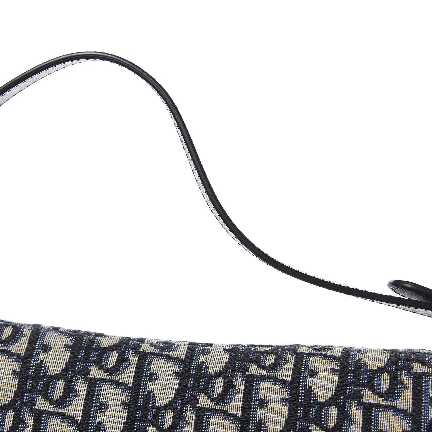 Christian Dior Monogram Saddle Bag Blue 8 of 9