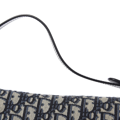 Christian Dior Monogram Saddle Bag Blue 8 of 9