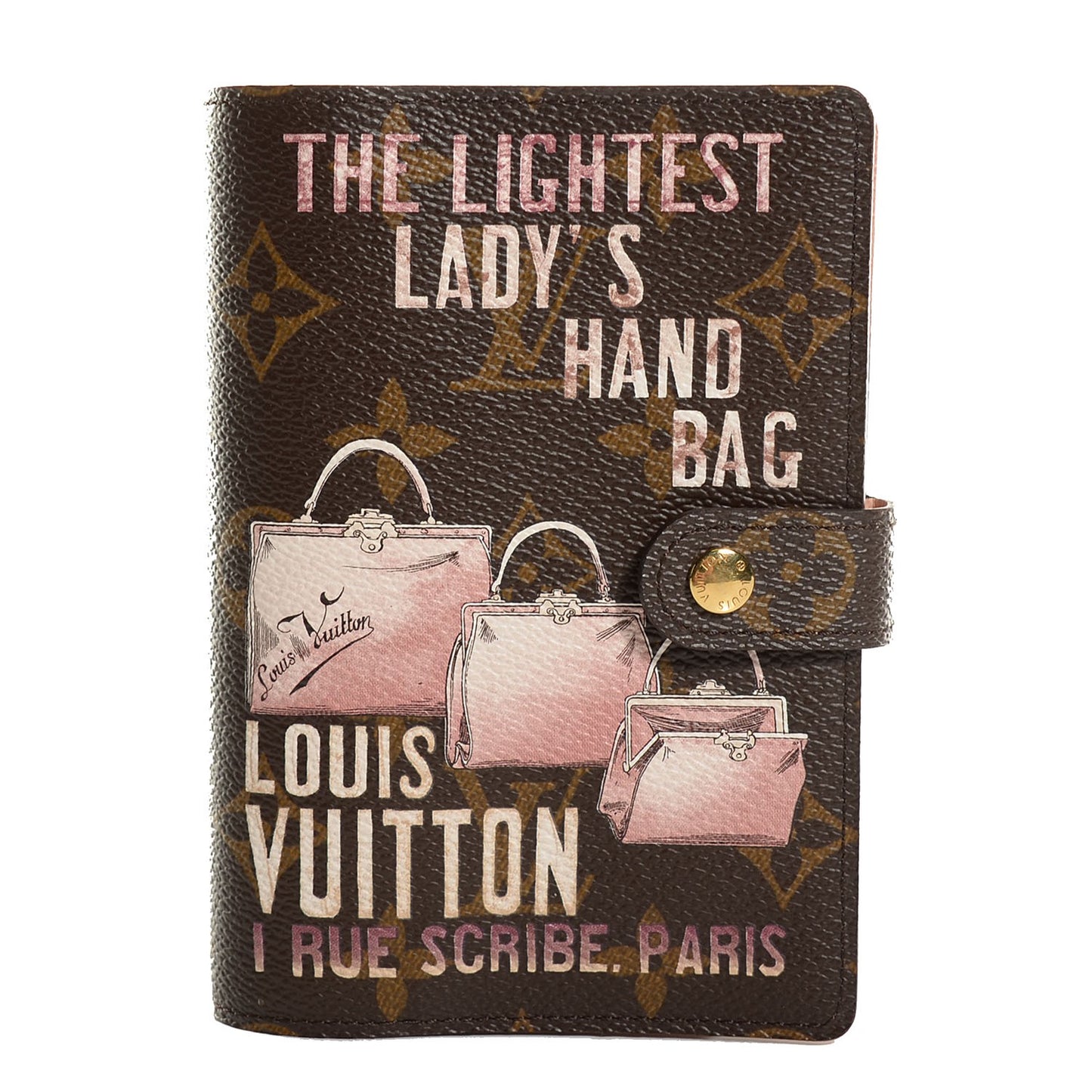 Monogram Affiche Small Ring Agenda Cover