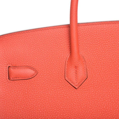 Hermes Togo Birkin 35 Capucine 24 of 26