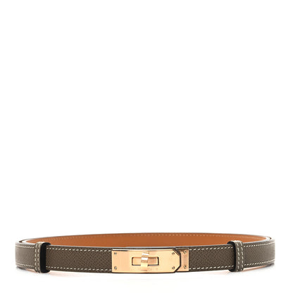 Hermes Epsom Kelly Belt Etoupe 1 of 4