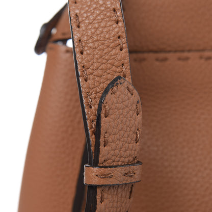 Fendi Cuoio Romano Selleria Bi-Color Medium Peekaboo Iconic Satchel Mou Deserto 12 of 13
