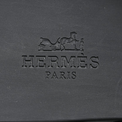 Hermes Rubber Chaine d'Ancre Island Sandals 39 Black 7 of 9