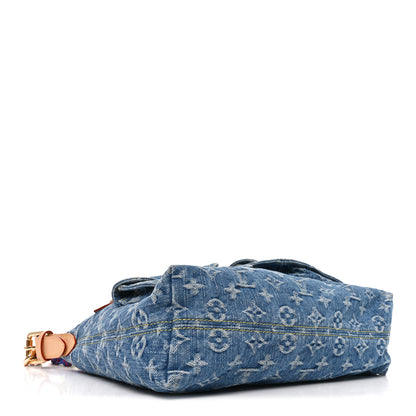 Louis Vuitton Monogram Denim Baggy NM Blue 4 of 9