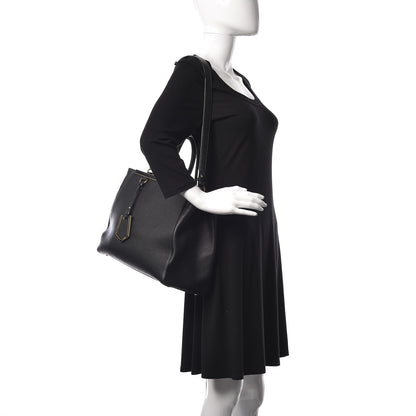 Fendi Vitello Elite Regular 2Jours Tote Black 2 of 10