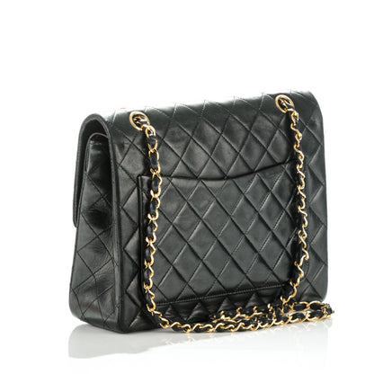 Chanel Lambskin Quilted Medium Double Flap Black 3 of 9