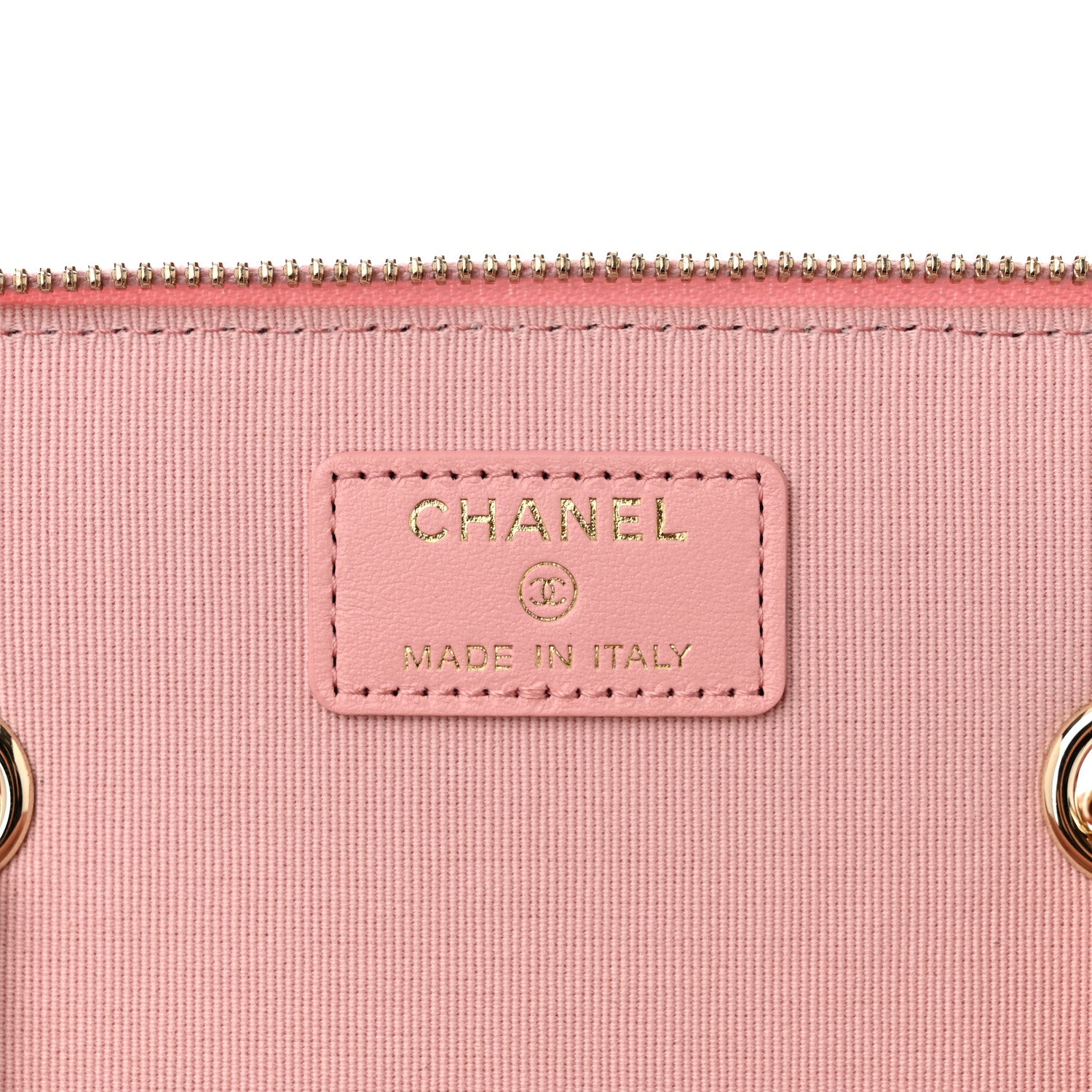 Chanel Caviar Quilted Small Vanity Case With Chain Pink 6 of 11