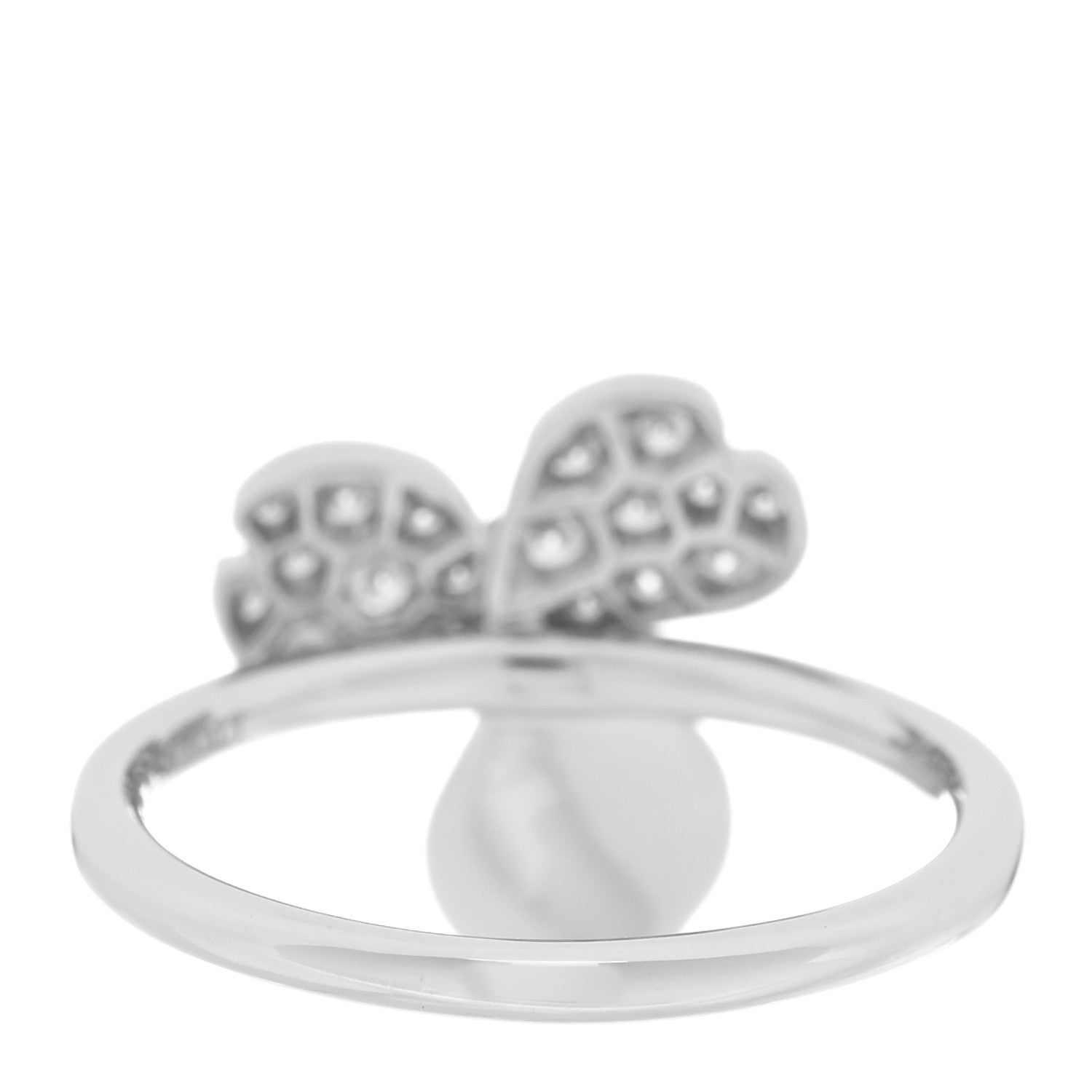 Tiffany Platinum Diamond Paper Flowers Ring 49 5 3 of 5