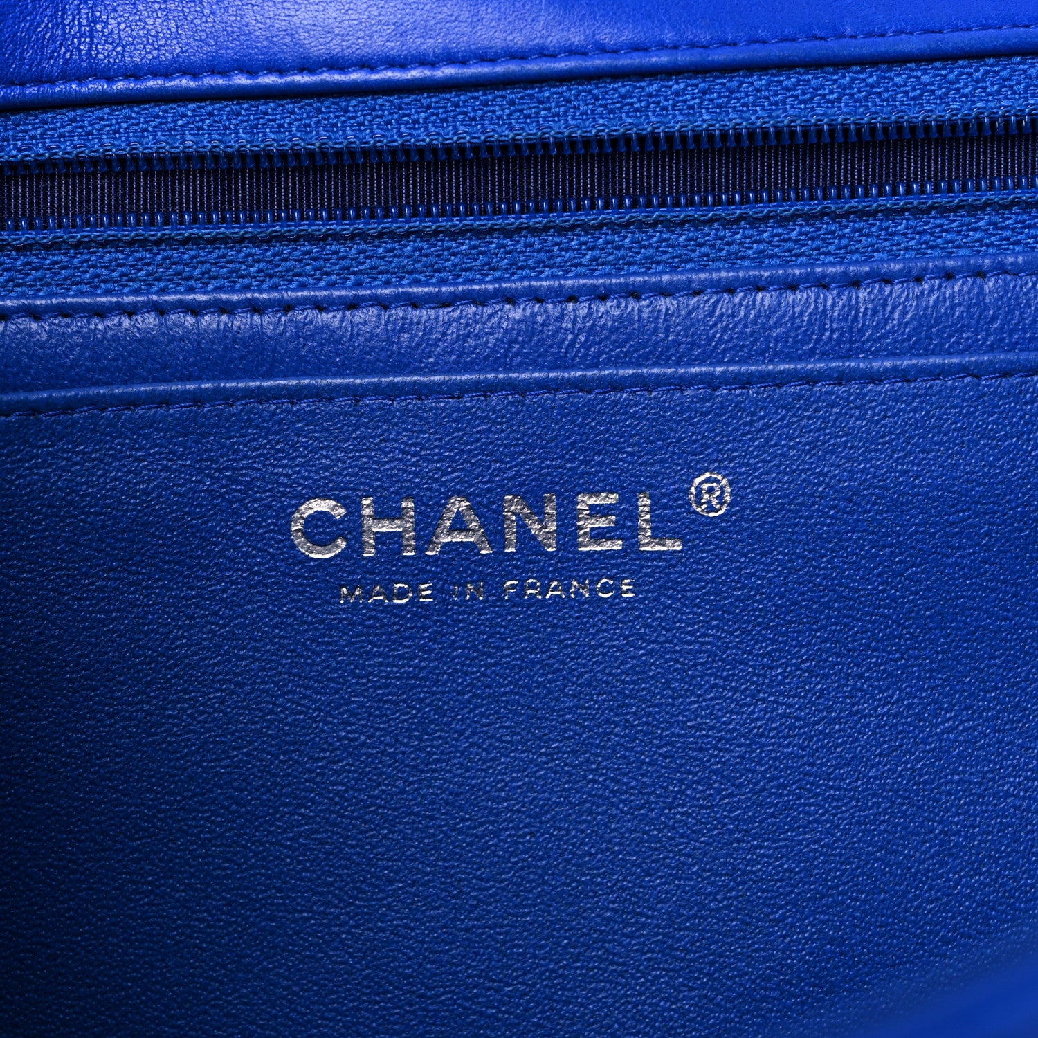 Chanel Lambskin Quilted Maxi Single Flap Blue 6 of 20