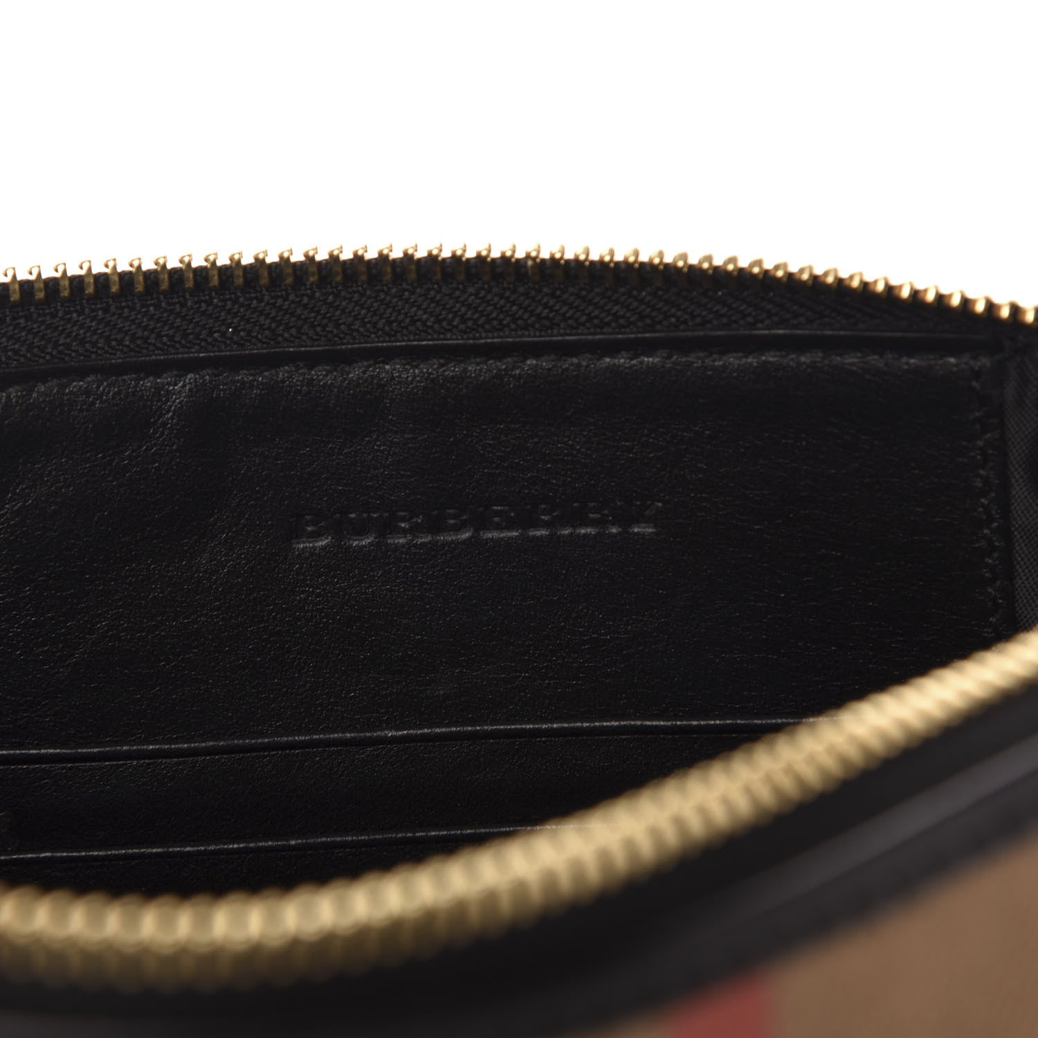 Burberry House Check Peyton Crossbody Clutch Bag Black 6 of 11