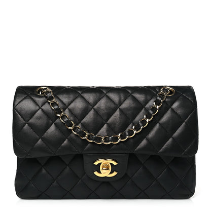 Chanel Lambskin Quilted Small Double Flap Black 1 of 9