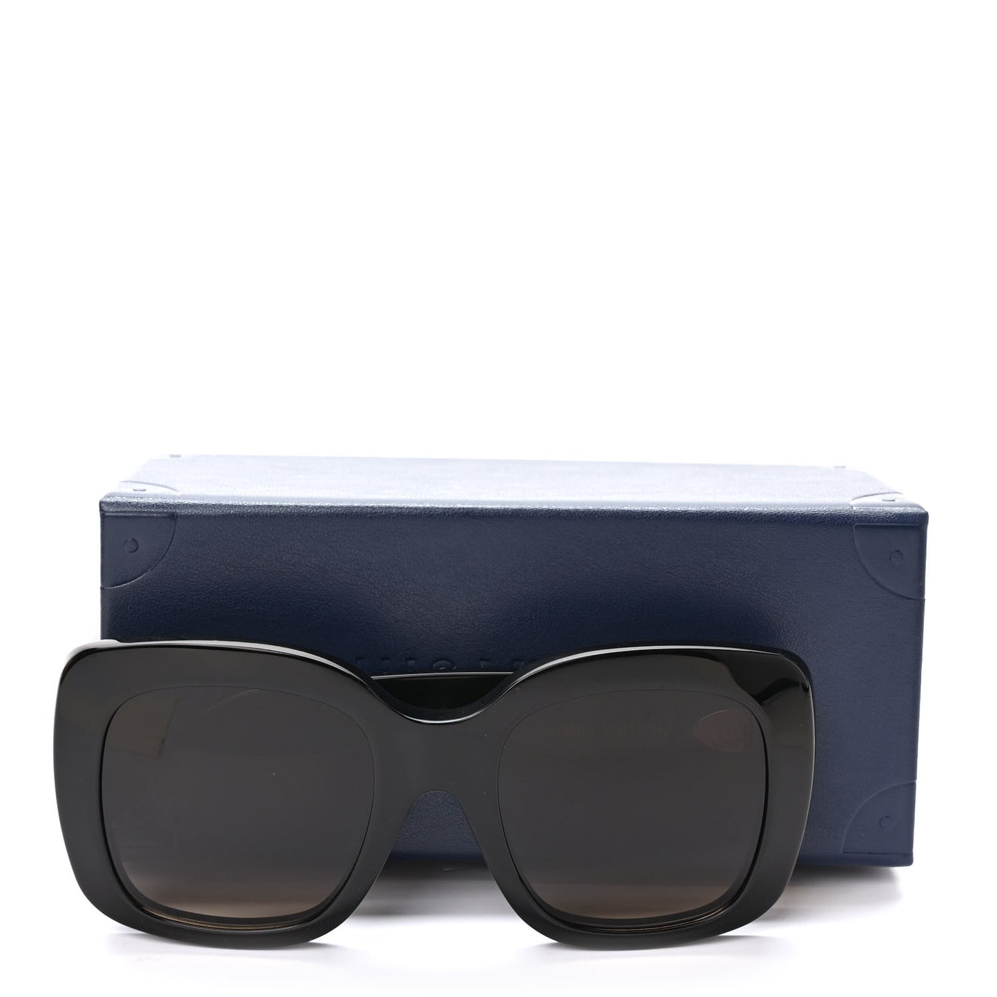 Acetate LV Empreinte Square Sunglasses Z1611E Black