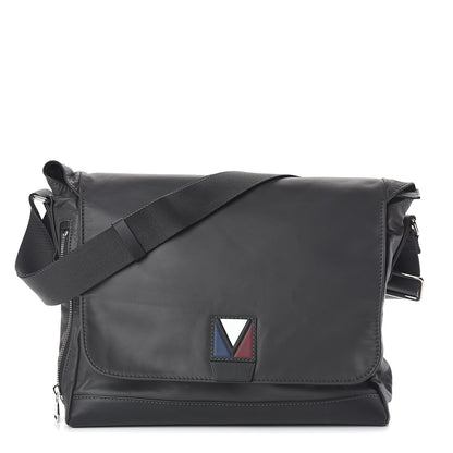 Louis Vuitton Calfskin Cross V Messenger Asphalt 1 of 8