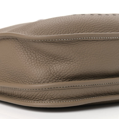 Hermes Taurillon Clemence Evelyne III PM Etoupe 7 of 8