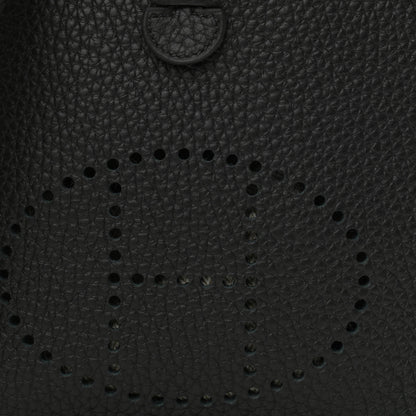 Hermes Taurillon Clemence Evelyne TPM Black 8 of 11