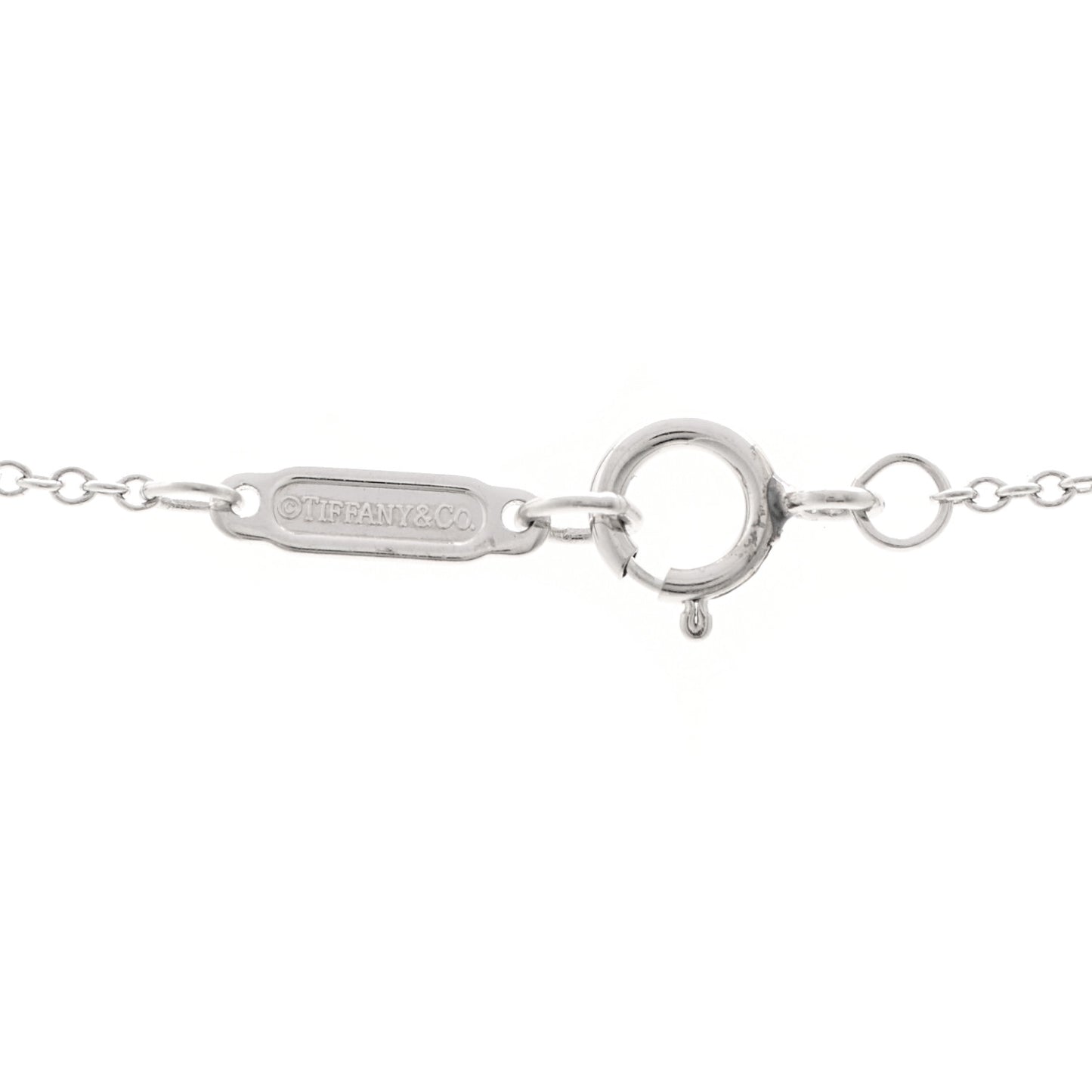 Platinum Diamond Mini Heart Pendant Necklace