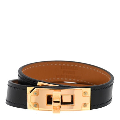 Hermes Box Kelly Double Tour Bracelet T1 Black 1 of 3
