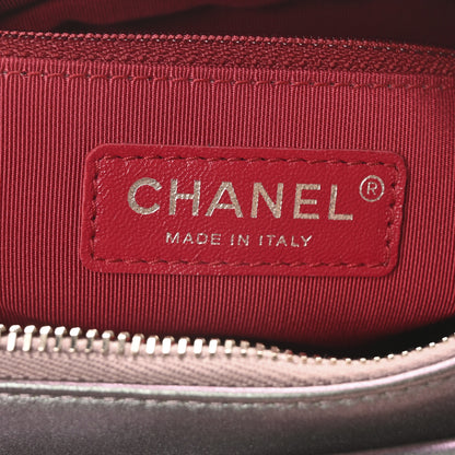 Chanel Iridescent Lambskin Calfskin Quilted Medium Gabrielle Hobo Light Purple 6 of 11