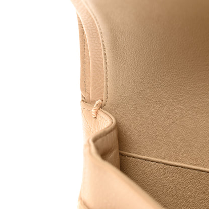 Chanel Caviar Quilted Medium Double Flap Beige 12 of 12