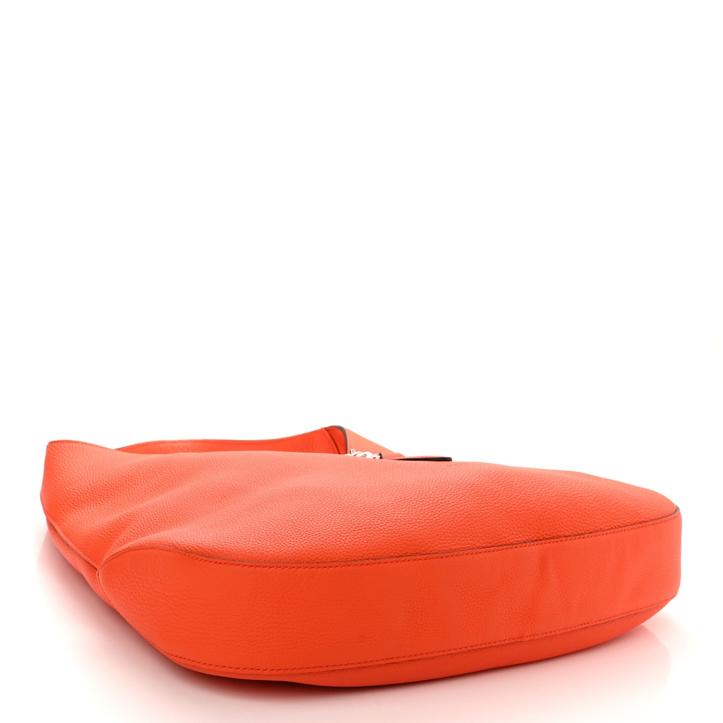 Soft Grained Calfskin Large Jackie Hobo Orange