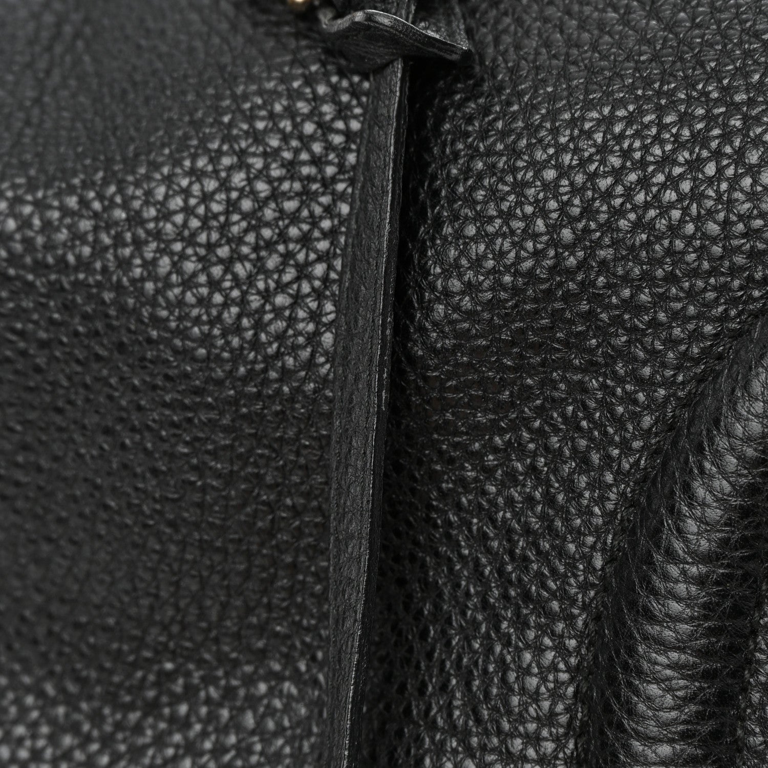 Gucci Pebbled Calfskin Large Soho Chain Shoulder Bag Black 11 of 14