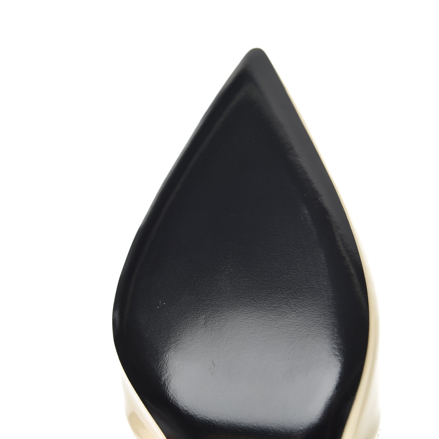 Saint Laurent Patent Anja 85 Ankle Strap Pointed Pumps 37 Coquille 10 of 11