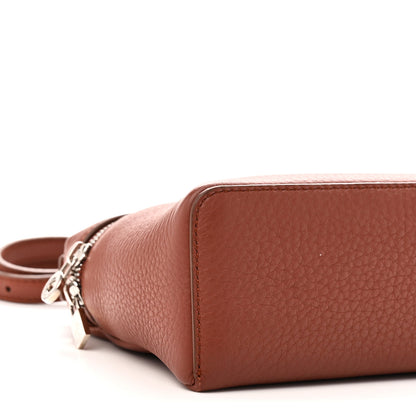 Loro Piana Grained Calfskin L19 Extra Pocket Pouch Kummel 8 of 11
