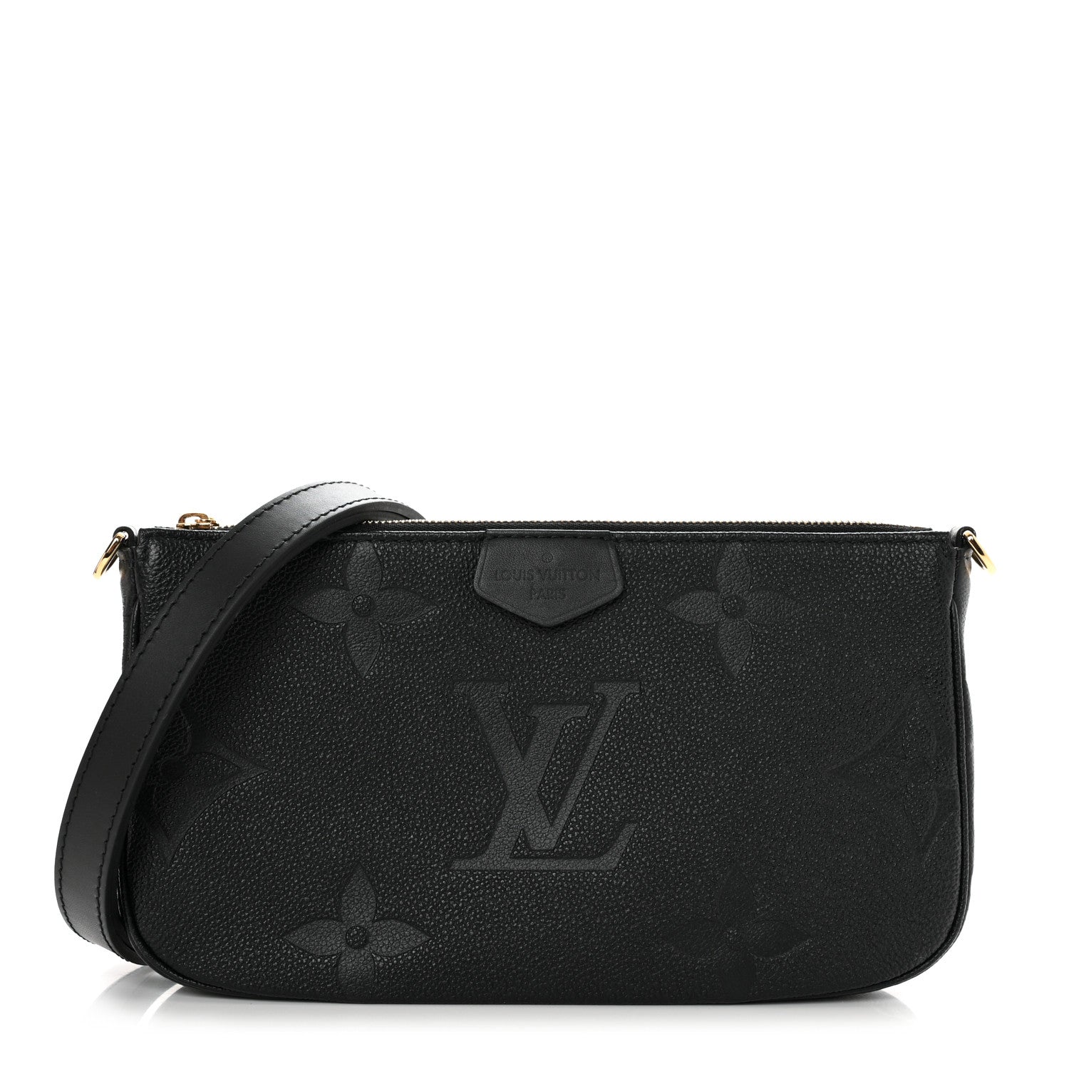 Louis Vuitton Empreinte Monogram Giant Multi Pochette Accessories Large Pochette Black 1 of 9