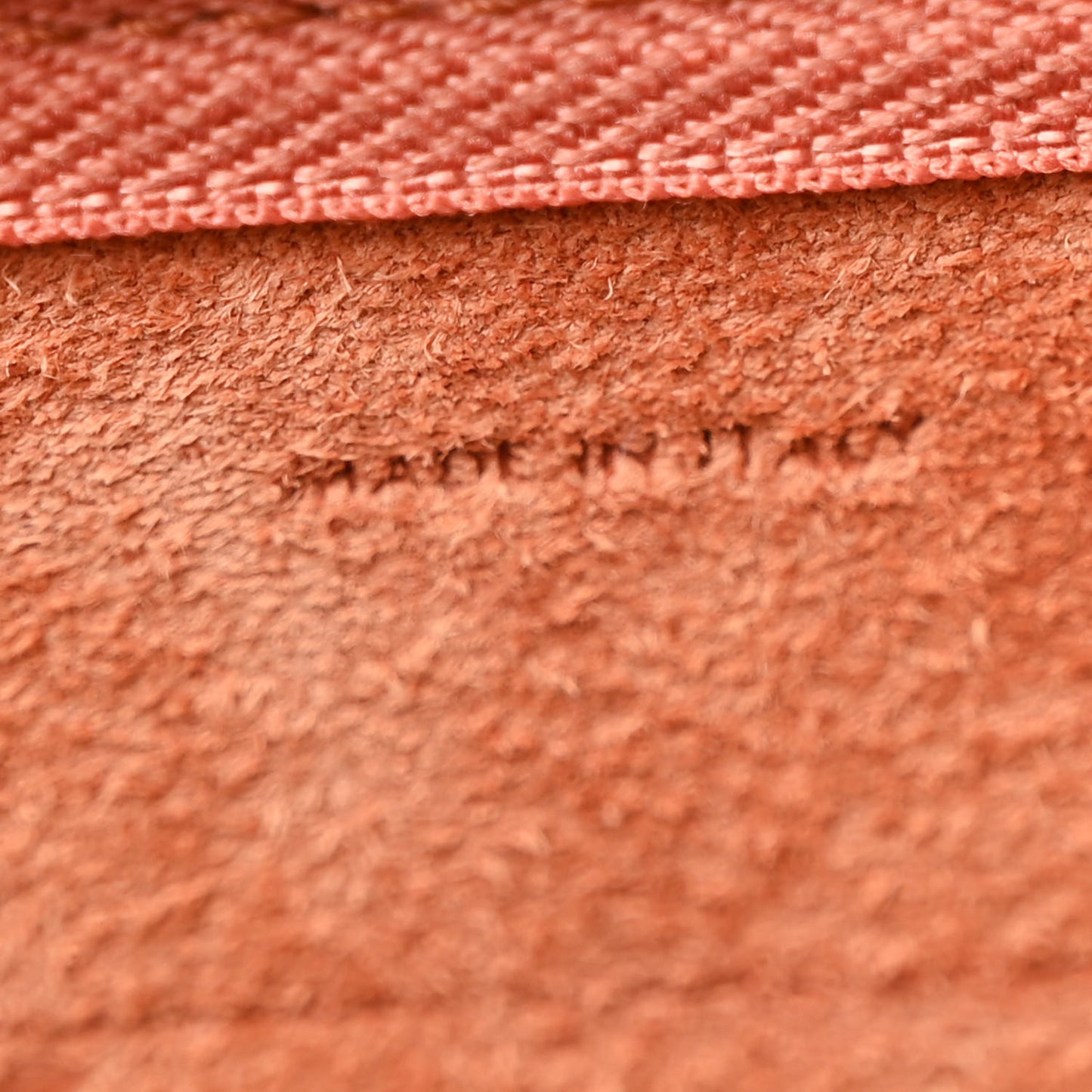 Grained Calfskin Nano Belt Bag Terracotta