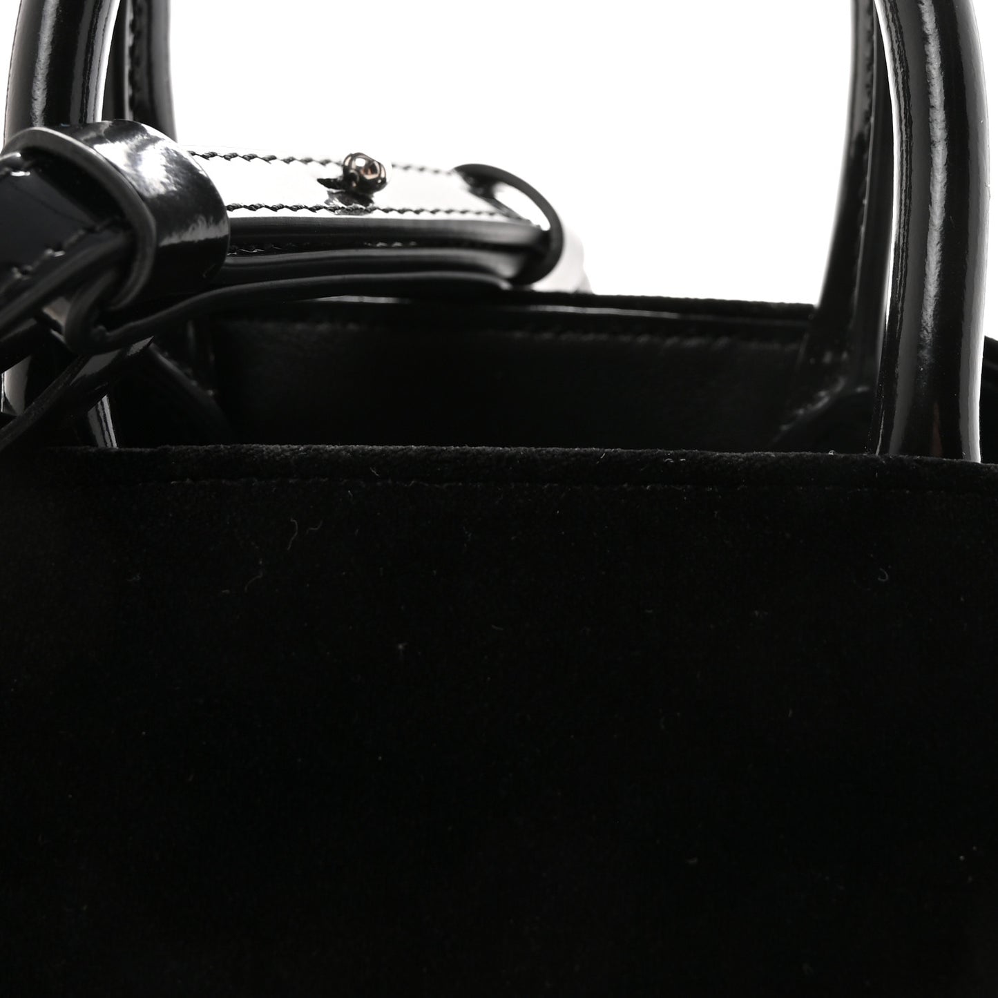 Velvet Strass XS Hug Bag Black