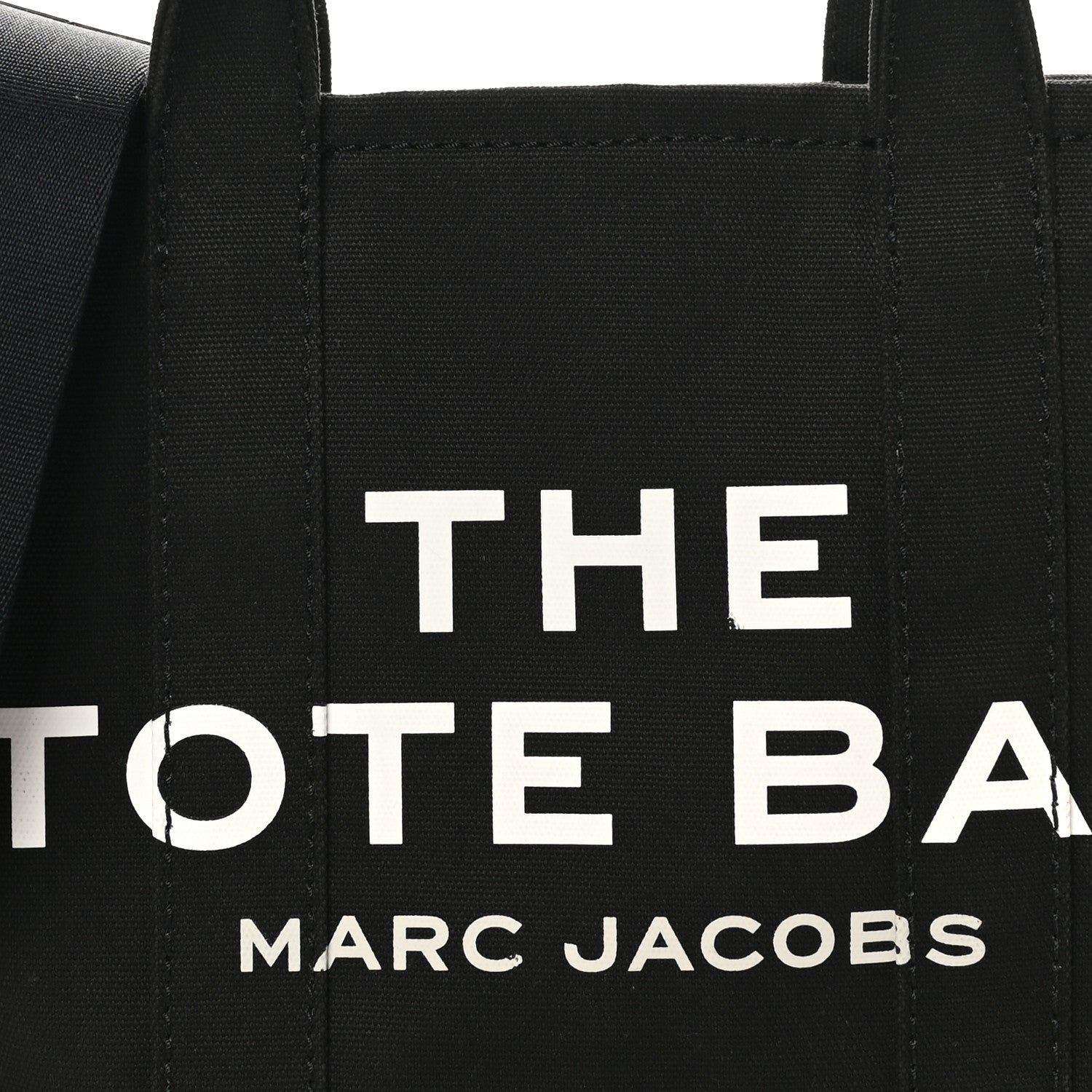 Marc Jacobs Cotton Canvas Medium The Traveler Tote Bag Black 7 of 9