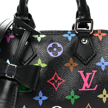 Louis Vuitton LV x TM Monogram Multicolor Nano Speedy Black 7 of 9
