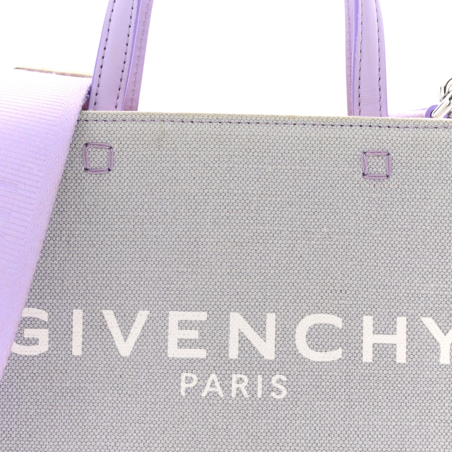 Givenchy Canvas Mini G-Tote Mauve 1867228 – FASHIONPHILE