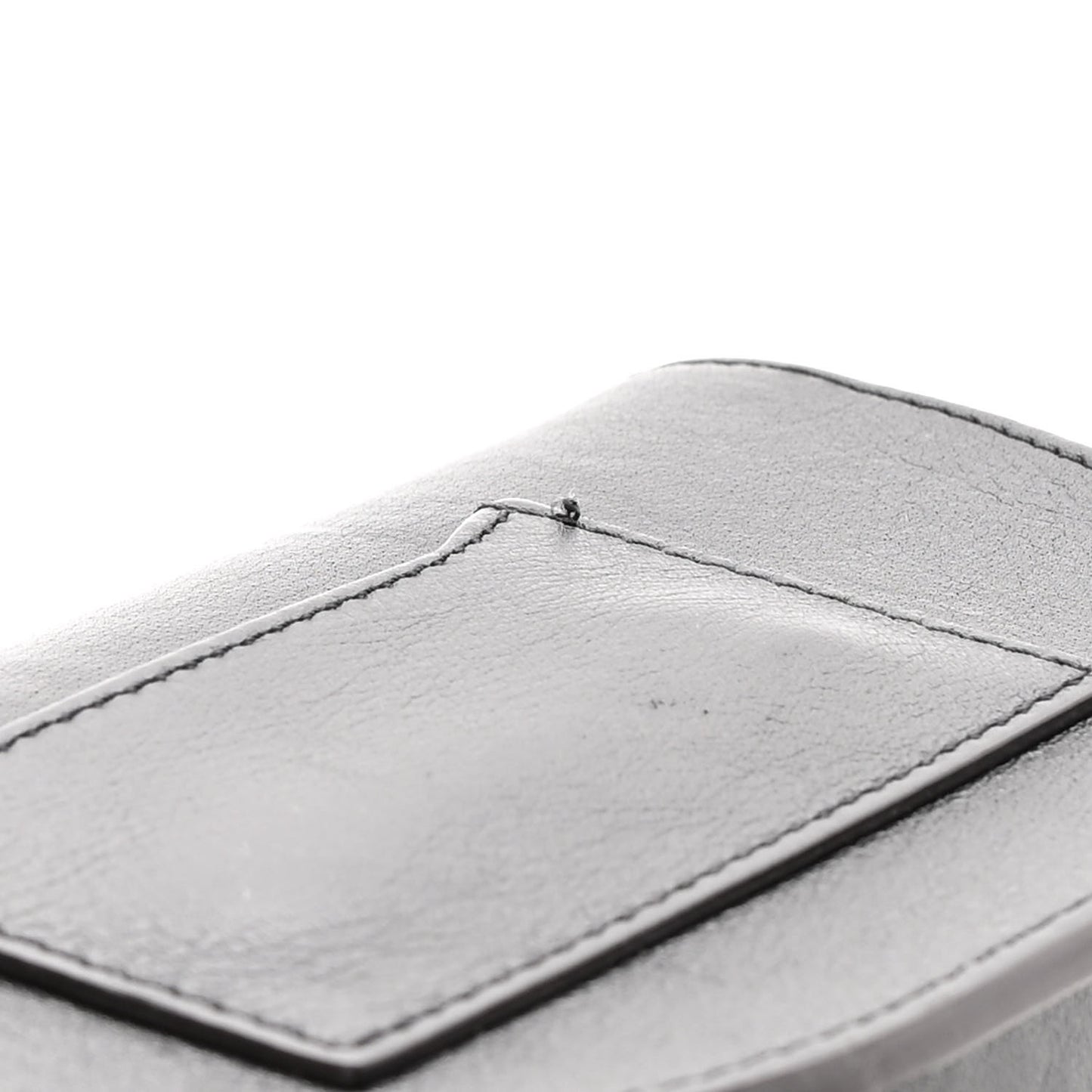 Calfskin Small Nile Bracelet Minaudiere Bag Black