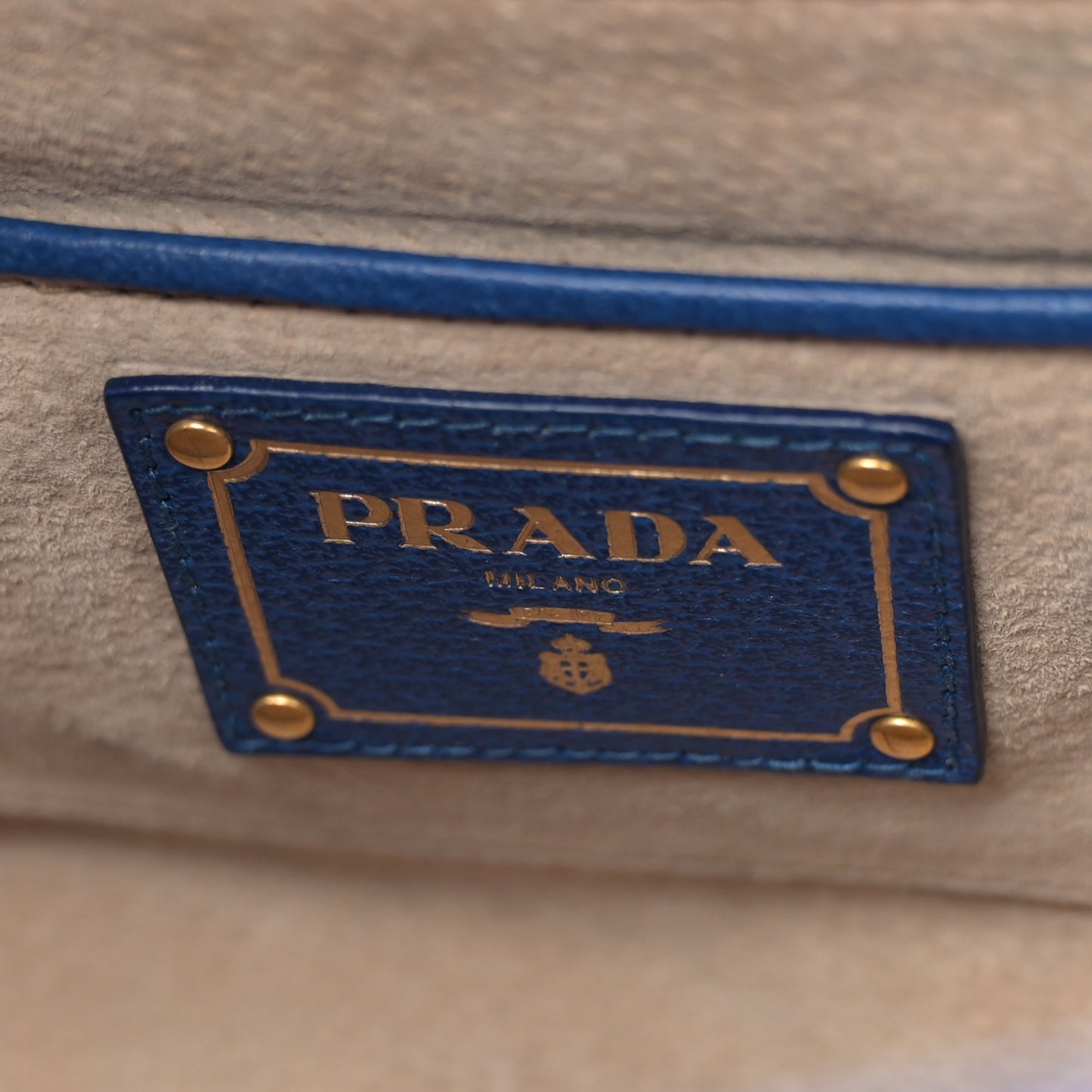 Canapa Cinghiale Flap Tote Royal