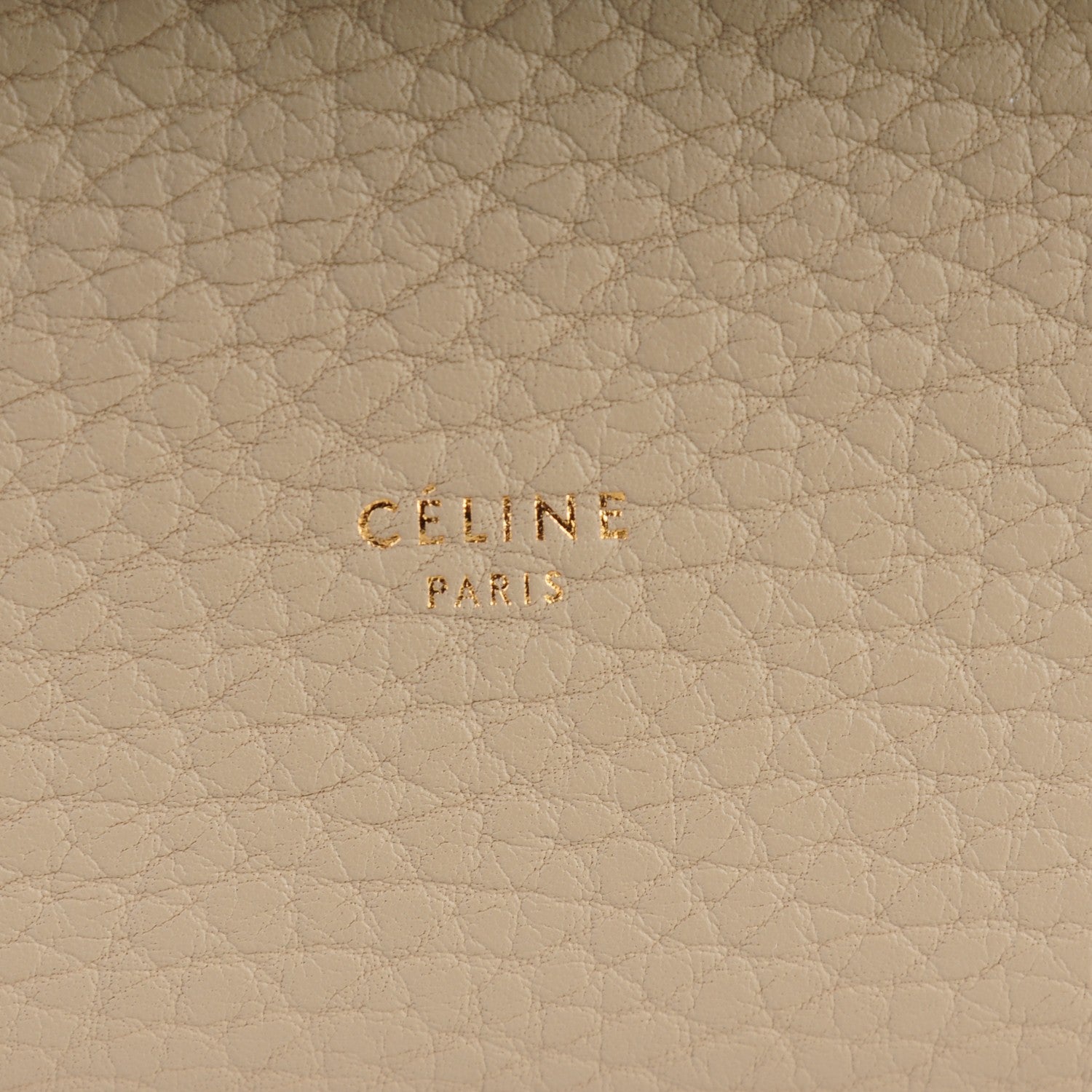 Celine Crisped Calfskin Small Tie Knot Tote Light Taupe 6 of 8