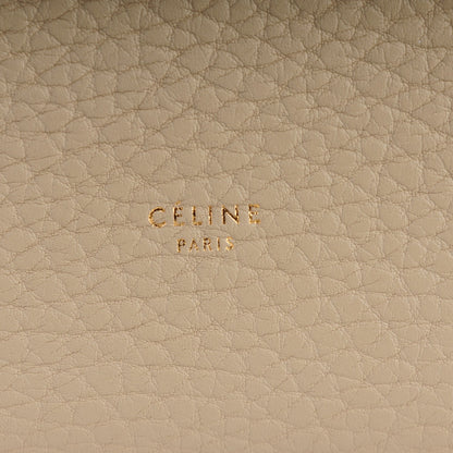 Celine Crisped Calfskin Small Tie Knot Tote Light Taupe 6 of 8
