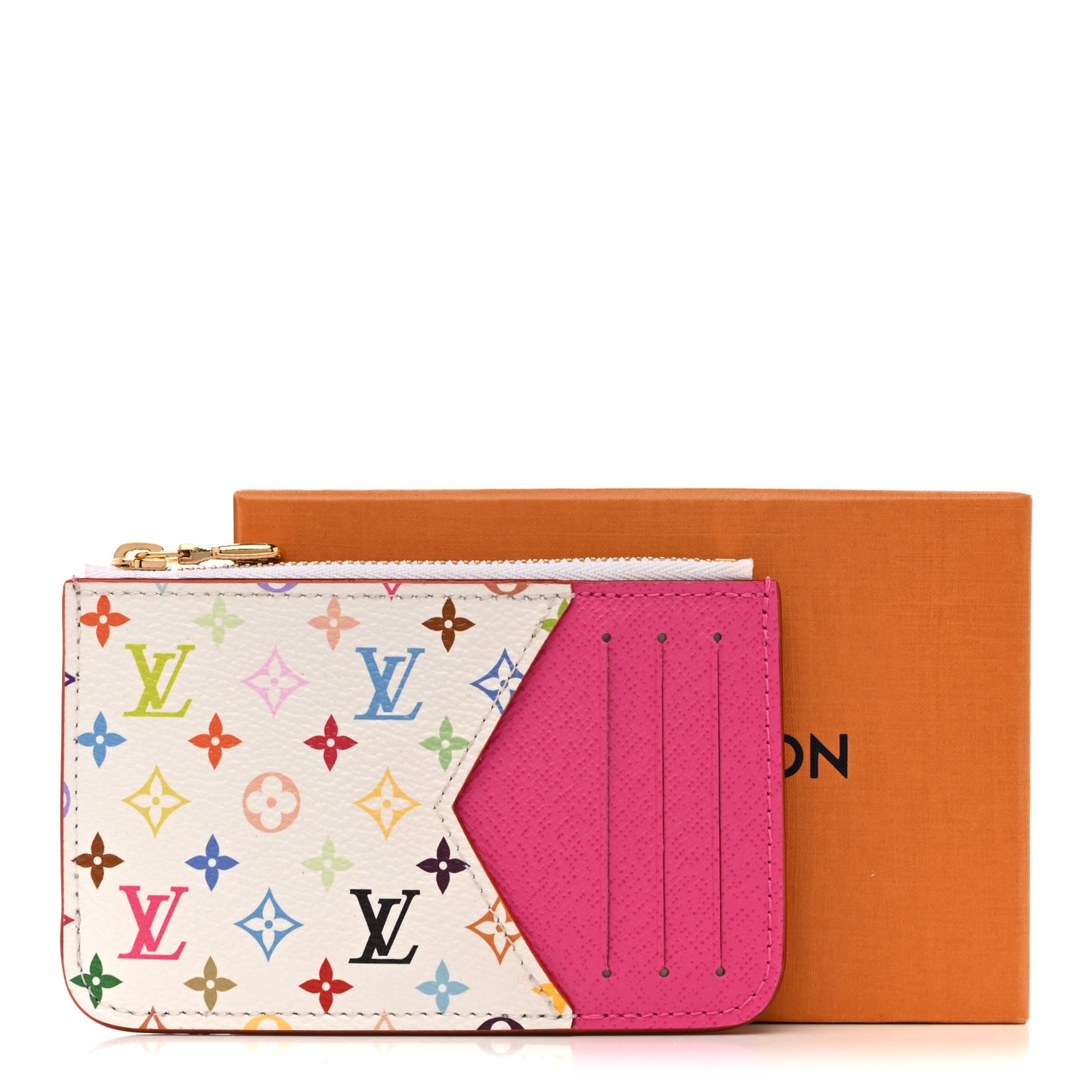 LV X TM Monogram Romy Card Holder Kawaii Pink