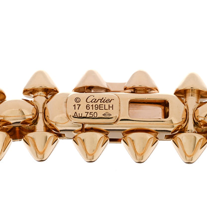 Cartier 18K Yellow Gold Medium Clash De Cartier Flexible Bracelet 17 3 of 3