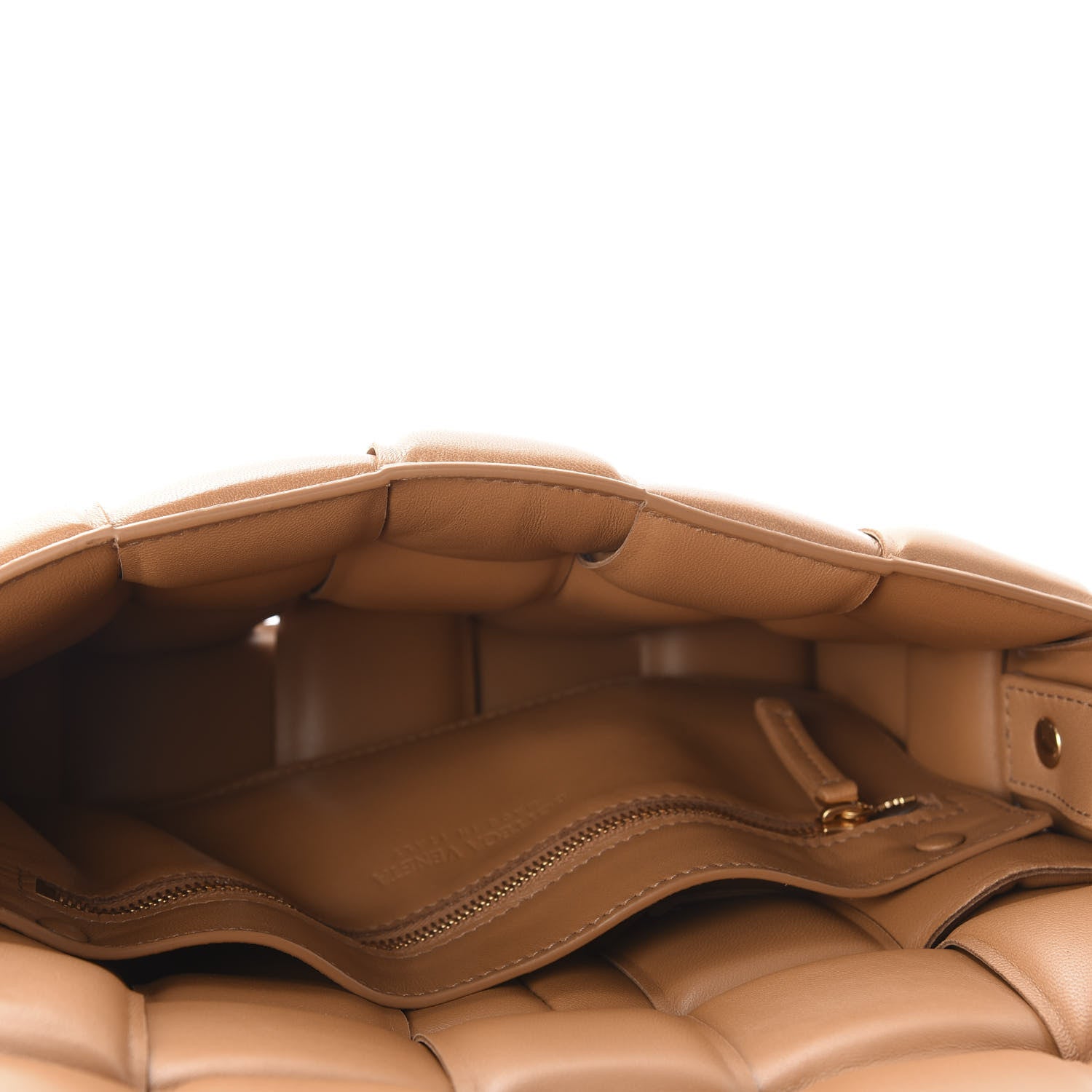 Bottega Veneta Nappa Maxi Intreccio Padded Cassette Crossbody Bag Caramel 5 of 9