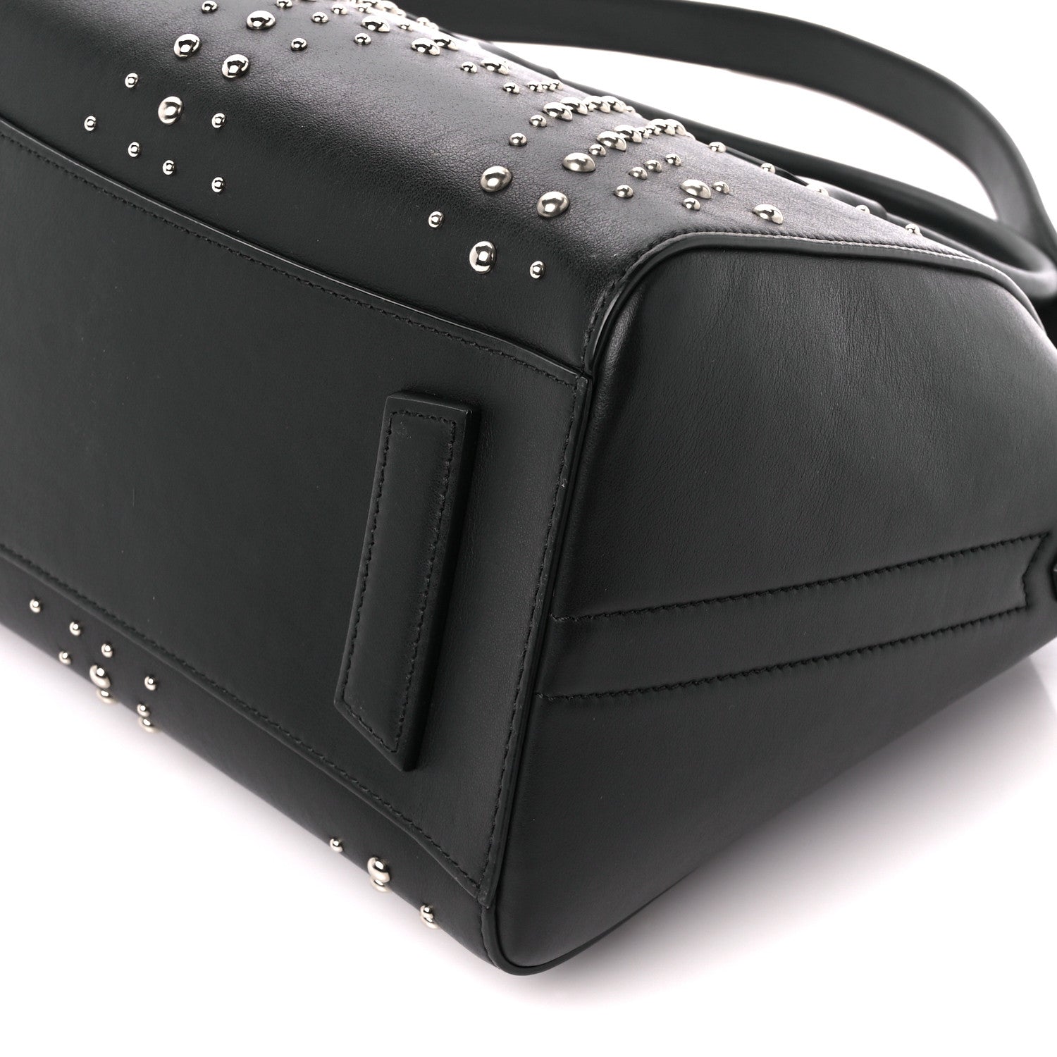Givenchy Smooth Calfskin Small Studded Antigona Black 10 of 10