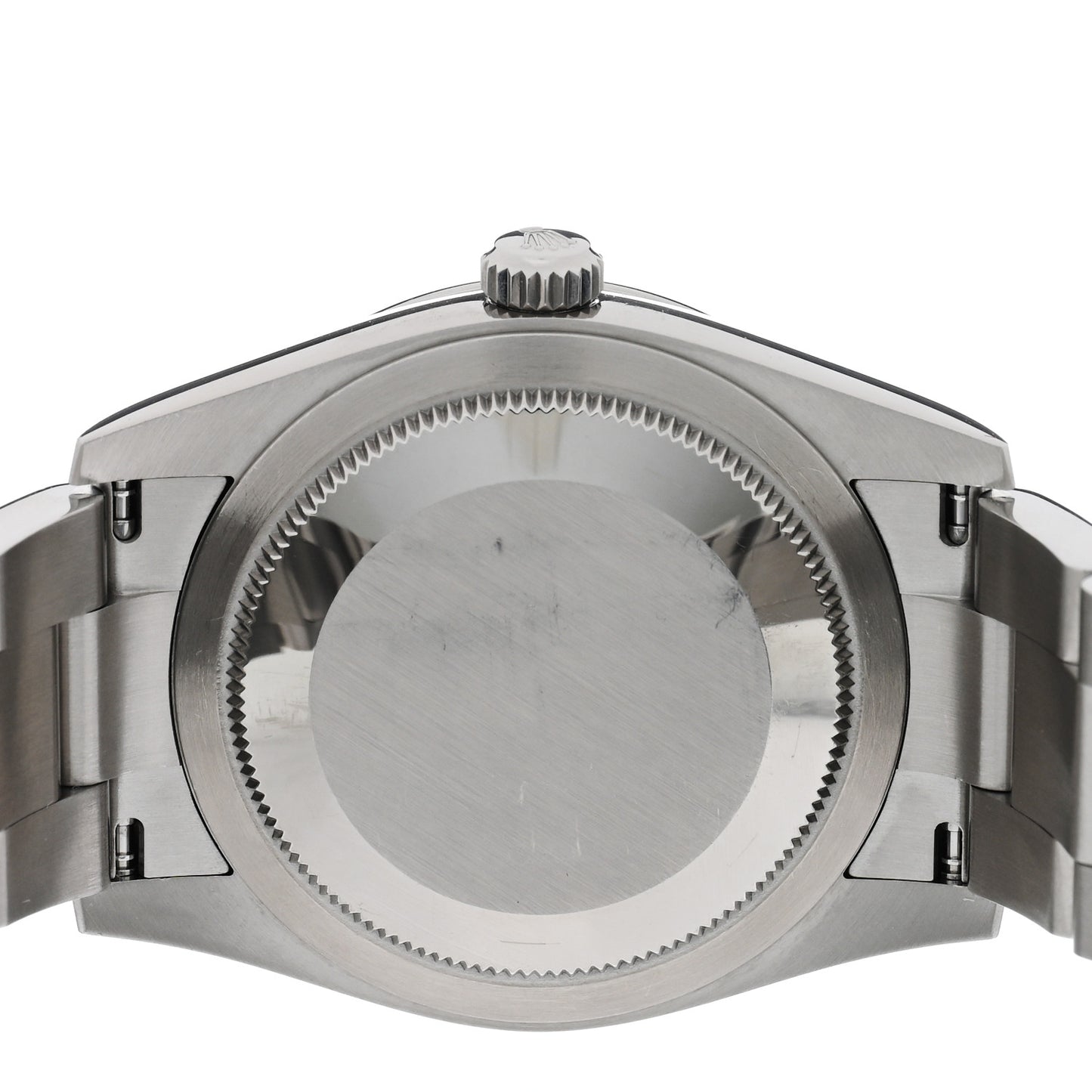 Stainless Steel 34mm Oyster Perpetual Watch Bright Black 124200