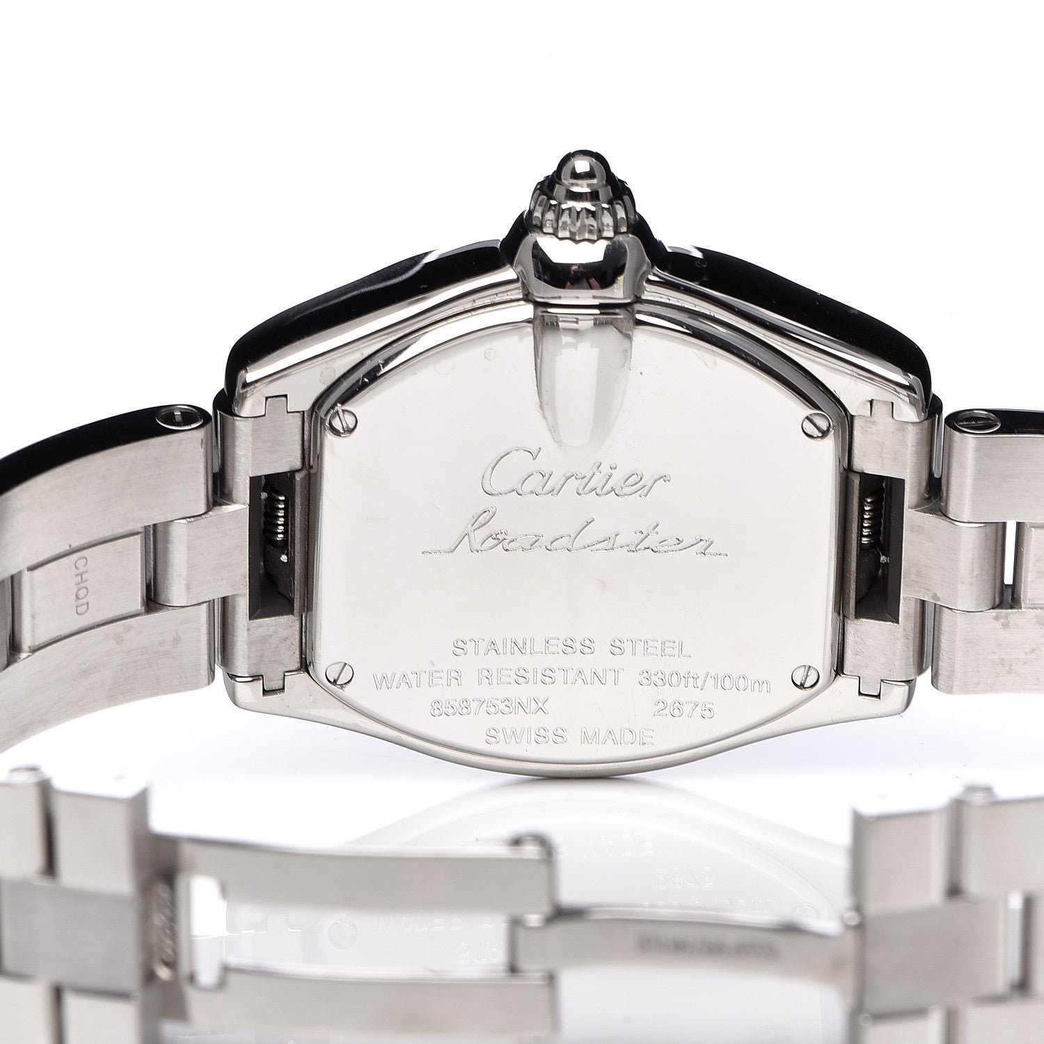 Cartier Stainless Steel 31mm Roadster Quartz Watch Pink 5 of 7
