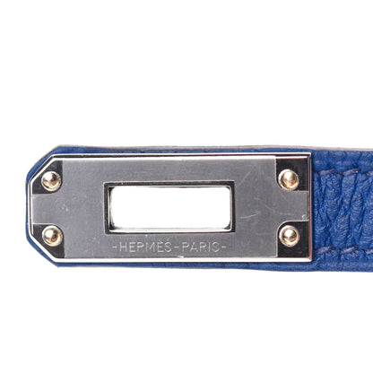 Hermes Togo Verso Birkin 25 Bleu Royal Capucine 31 of 35