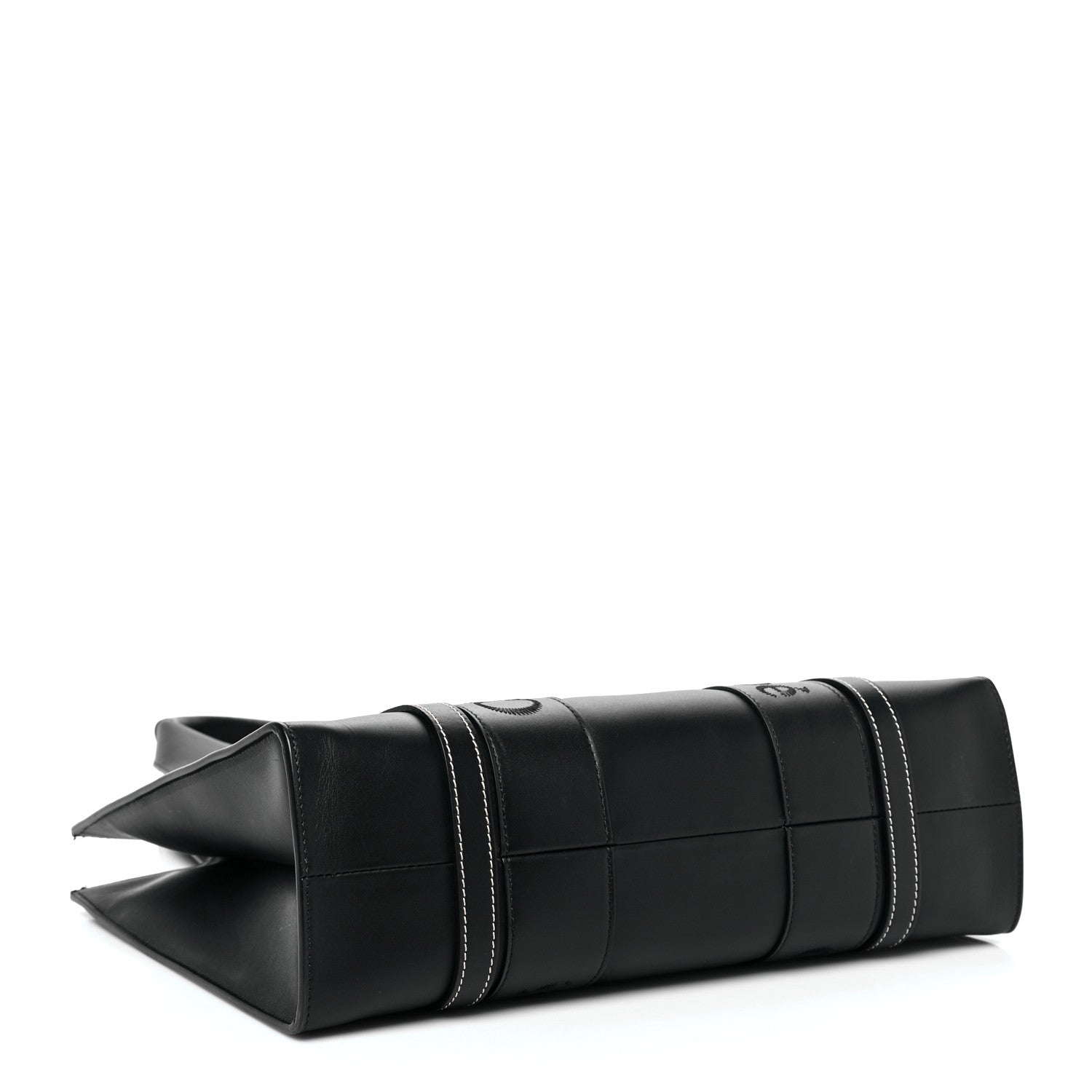 Chloe Calfskin Medium Woody Tote Black 4 of 9