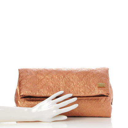 Louis Vuitton Jacquard Quilted Monogram Limelight Clutch GM Rose Gold 2 of 8